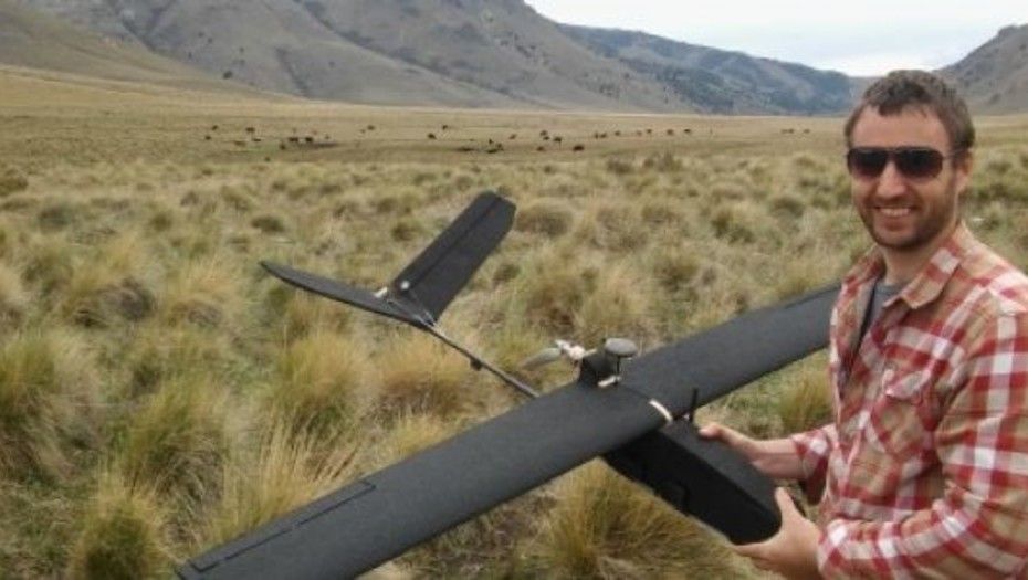 En la patagonia usan drones para mejorar el manejo ganadero